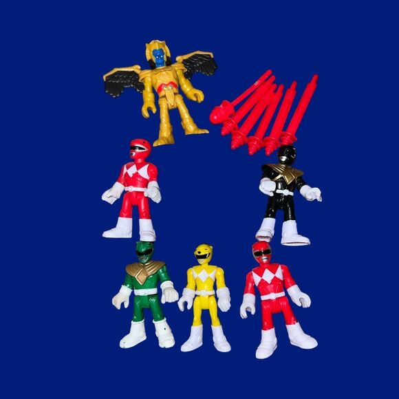 Imaginext Power Ranger Dino Supercharge Dragonzord Tigerzord Weapons & Figures - Picture 2 of 15